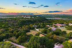 Sunset Valley neighborhood in Austin Texas
